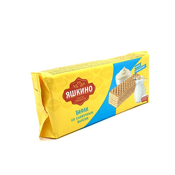 Յաշկինո կրեմով բարակ վաֆլիներ
